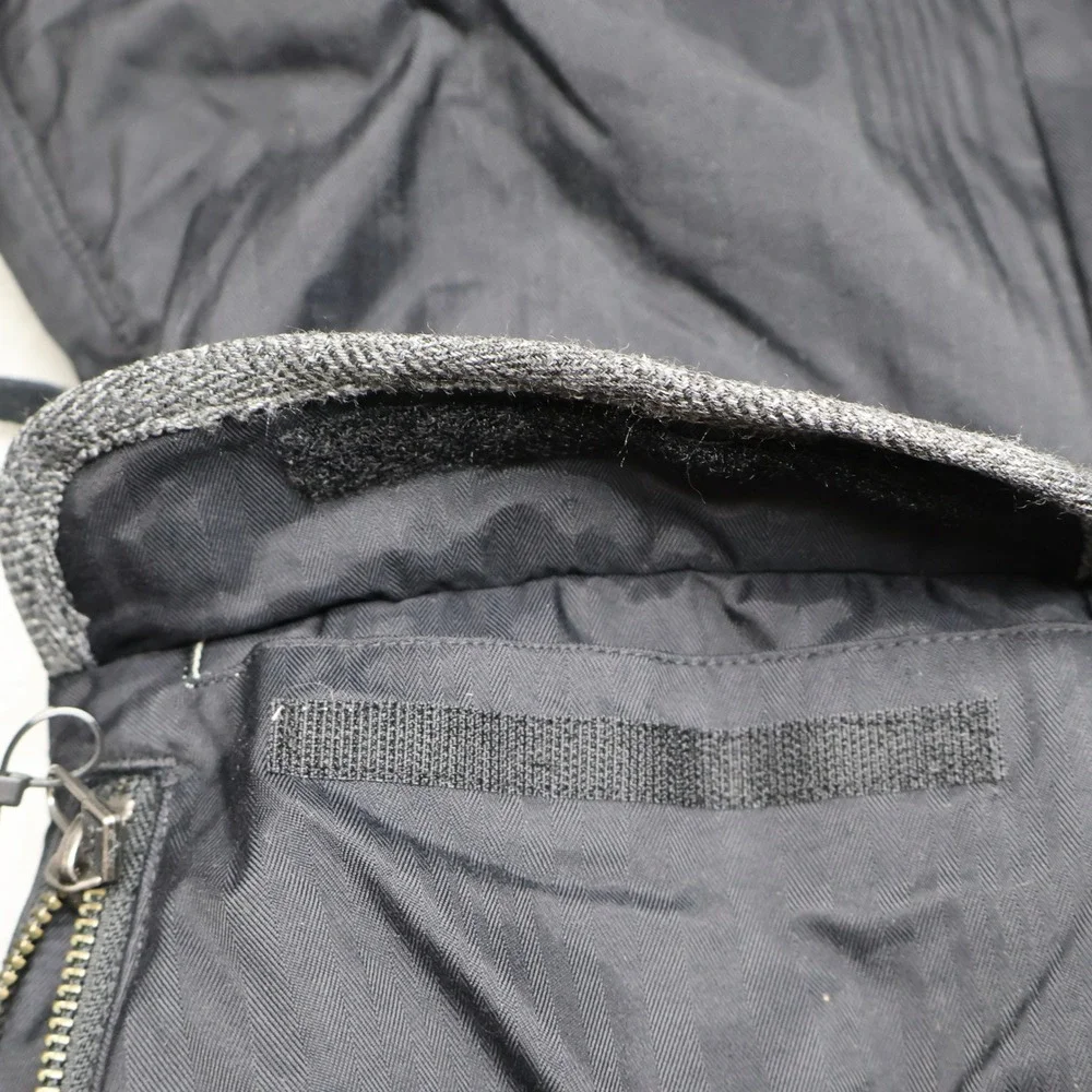 Bonfire Jacket Womens Small Black Rainier Hooded Ski Snow Pit Zip Winter VTG